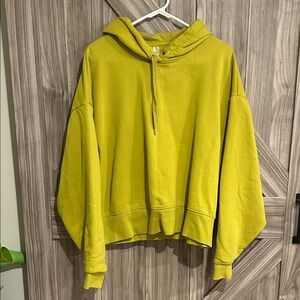 Alia Bright Yellow Women's Hoodie Sweater